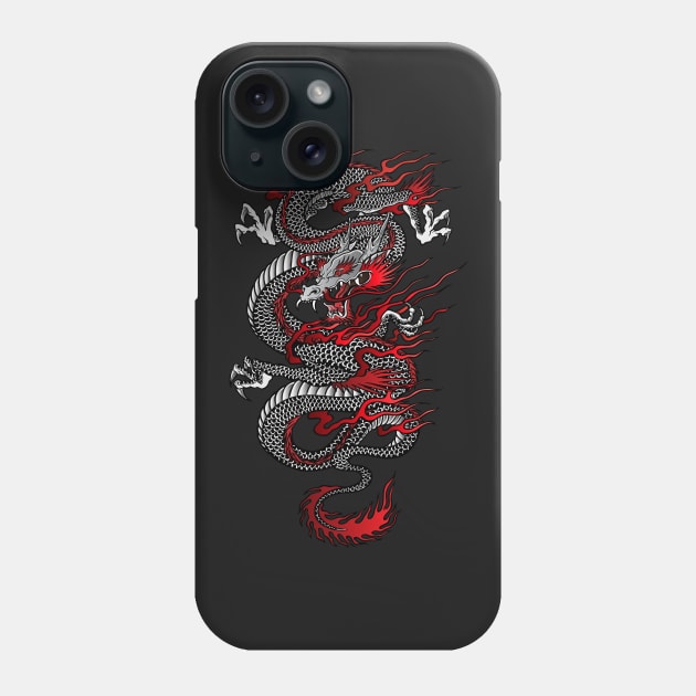 Asian Dragon Phone Case by juyodesign