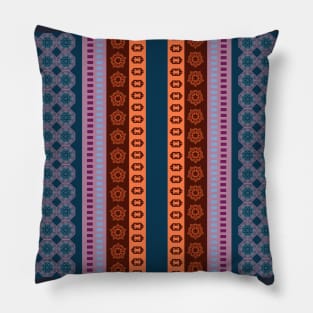 Ethnic Andean Peruvian Textile Pattern Pillow