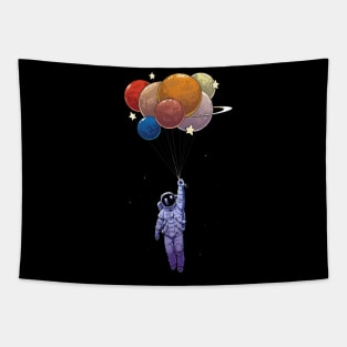 Astronot&Ballon Tapestry