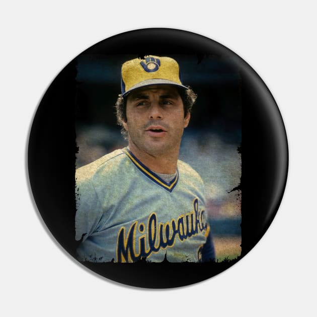 Sal Bando - Left Oakland Athletics, Signed With Milwaukee Brewers Pin by SOEKAMPTI