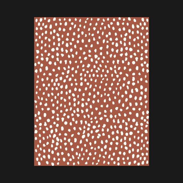 Rust Dalmatian Print Mask by cait-shaw