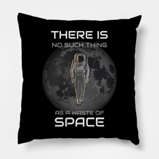 There Is No Such Thing As A Waste Of Space Pillow