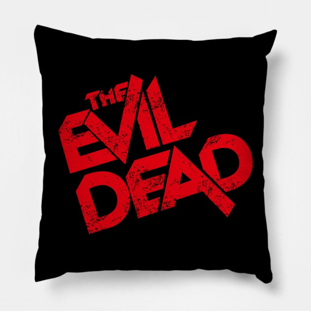 The Evil Dead Retro Pillow by nataliawinyoto