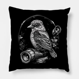 Bird watching , Bird Watching Gift, Bird Lover, Funny Birder, Ornithologist Pillow