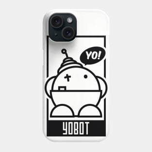 Yobot! Frame - Black Ink Phone Case