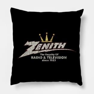 Zenith Royalty of Radio and Television Pillow