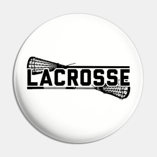 Lacrosse: Old School Pin