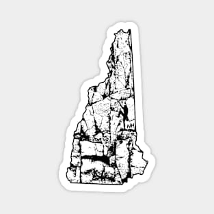 Rock Climbing New Hampshire Rock Climber State Map Climb Art Magnet