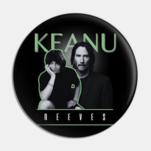 Keanu reeves +++ 80s retro Pin