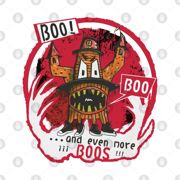 Boo! And even more boos. Halloween haunted house. by Ekenepeken