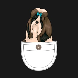 Shih Tzu In Pocket T-Shirt