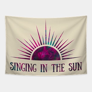 Singing In The Sun - Space Pattern Tapestry