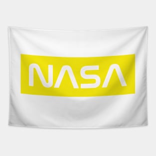 NASA Box Logo - Yellow Tapestry