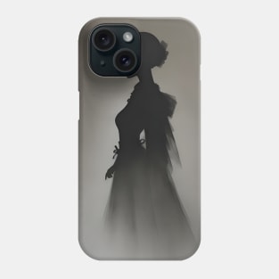 Black Shape of a Woman Phone Case