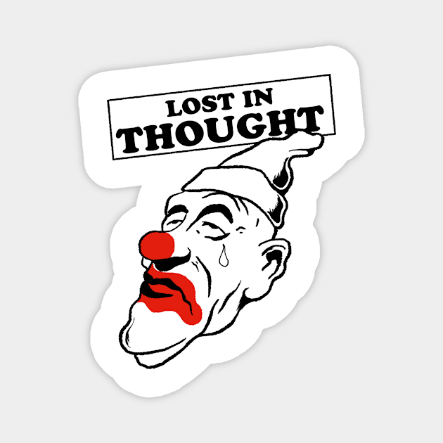 Lost In Thought Magnet by Oiyo