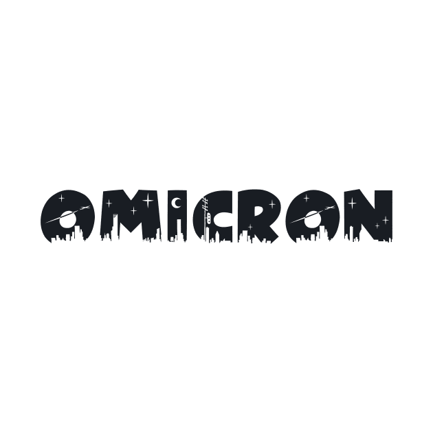 Omicron Cityscape Letters by Rosemogo