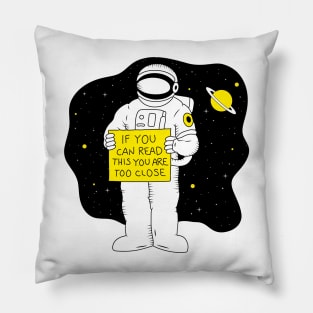 Distancing Astronaut Pillow