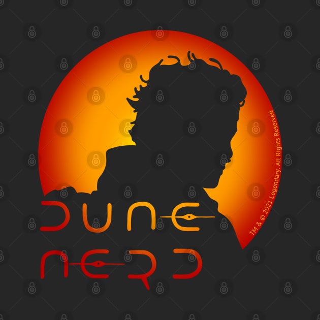 Dune Nerd Paul Atreides Silhouette by Slightly Unhinged