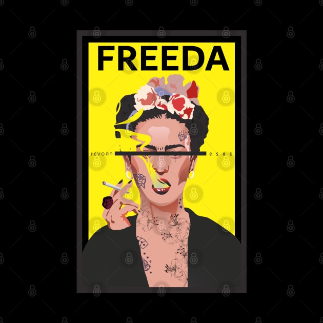 Freeda in Yellow by Funkposter