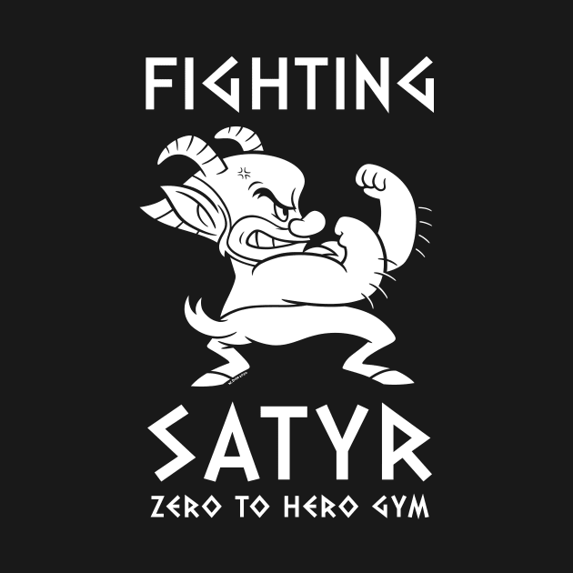 Fighting Satyr by wloem