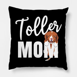 Toller Mom With A Puppy Hanging Pillow