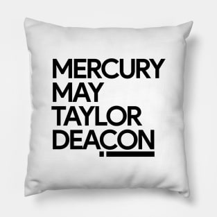 Famous Last Names - Band Edition Pillow