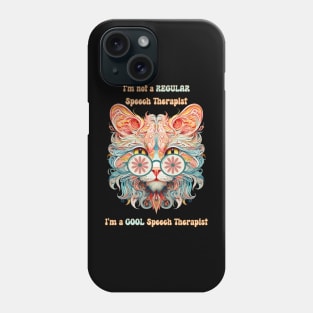 Speech Therapist, Speech language pathologist, slp, slpa, speech path Cat Phone Case