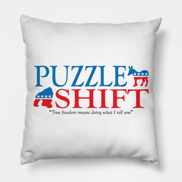 Puzzle/Shift Pillow by frizbee