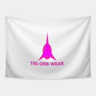 TRI-ORB WEAR, PINK VERSION LOGO DESIGN BEST AND VIBRANT Tapestry