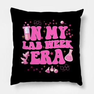 In My Lab Tech Era Scientist Phlebotomy Week Med Tech Pillow
