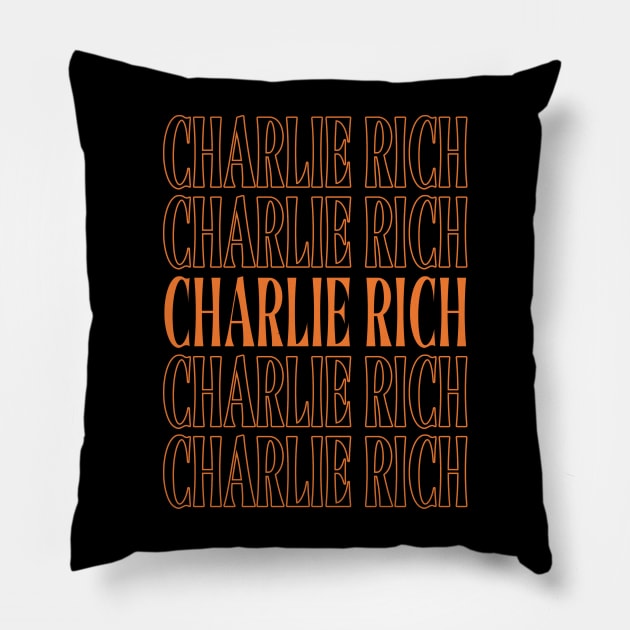 Retro Gifts Name Charlie Personalized Styles Pillow by BoazBerendse insect