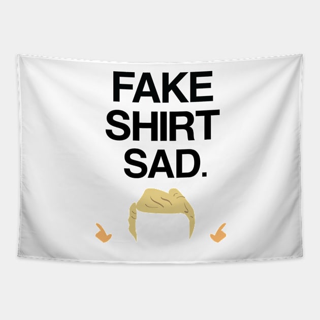 Fake Shirt Tapestry by MartianInk