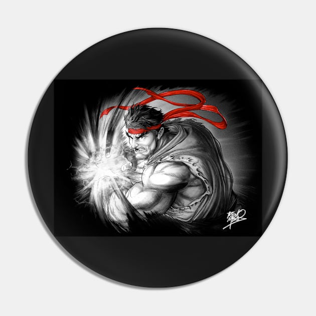 RYU - Super Street Fighter II Pin by renomsad