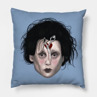 Edward Scissorhands BLUE Pillow