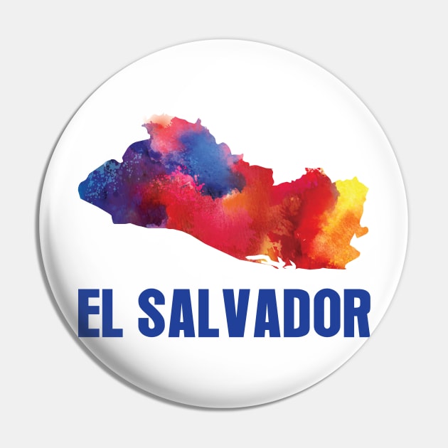 A Piece of El Salvador Pin by igdali1