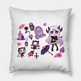 devlish cutie set Pillow