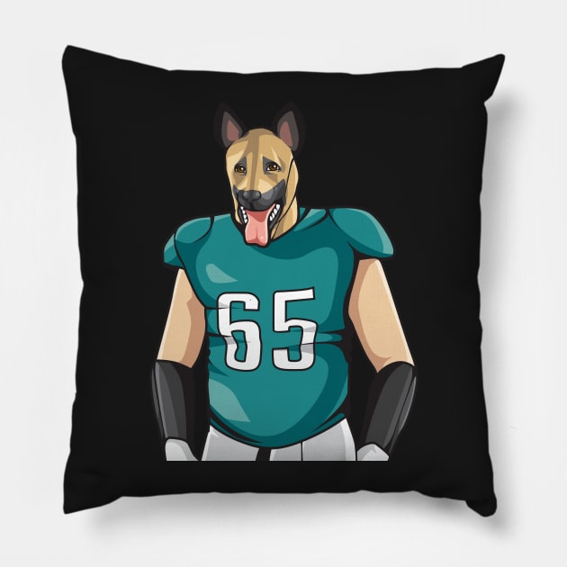 The Underdog Pillow by Tailgate Team Tees