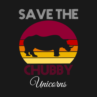 Save The Chubby Unicorns Vintage Distressed T-Shirt