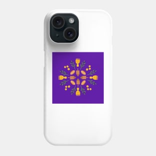 Indigo Chanukah Roundel Phone Case