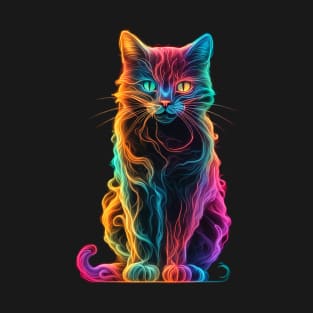 Neon Cat 13 T-Shirt