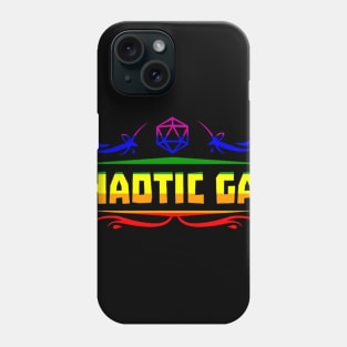 Chaotic Gay Funny Dungeons And Dragons DND Lover Phone Case