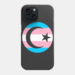 Trans Pride Crescent Phone Case