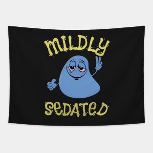 Mildly Sedated - Pothead - Stoner - Funny Stoner Tapestry