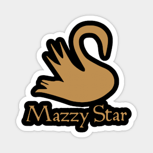 swan logo brown Magnet