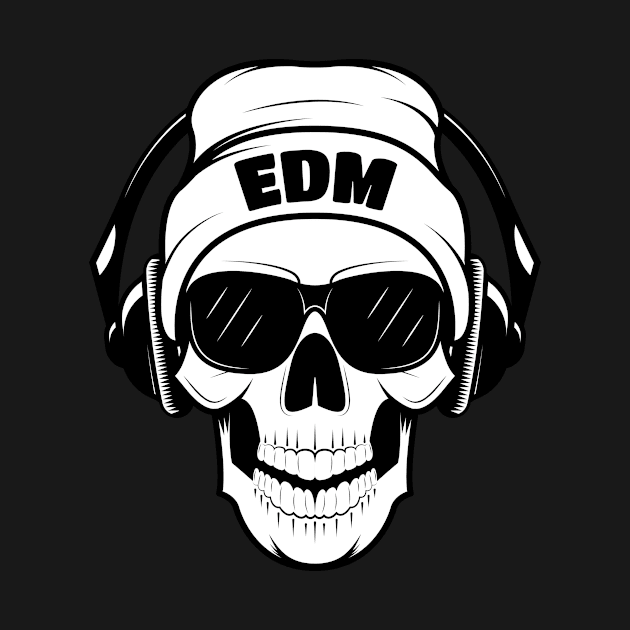 EDM Skull by sqwear