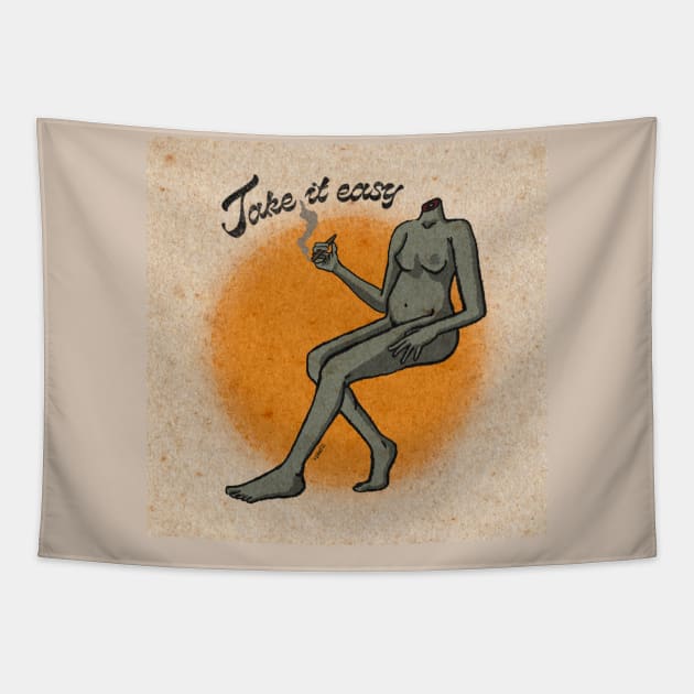 take it easy Tapestry by SpiritedHeart