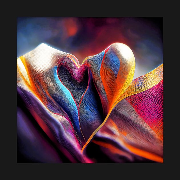 fabric heart by heartyARTworks