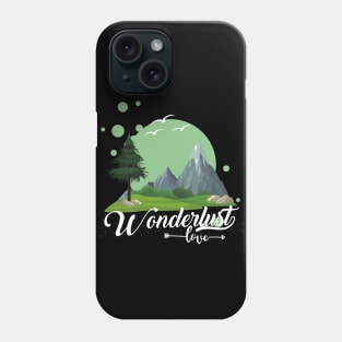 Wanderlust love Explore the world travel lover summer design holidays vacation Phone Case