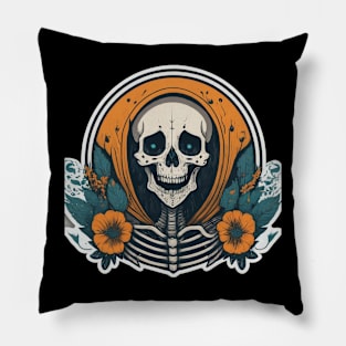 Skeleton Cartoons: High-Quality Sticker Vector T-Shirt Designs Pillow