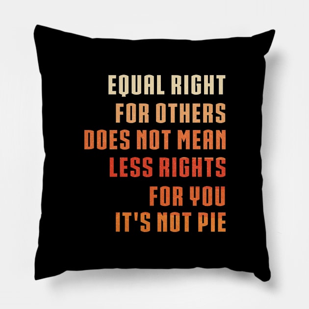 Human Rights Pillow by Tekad Rasa